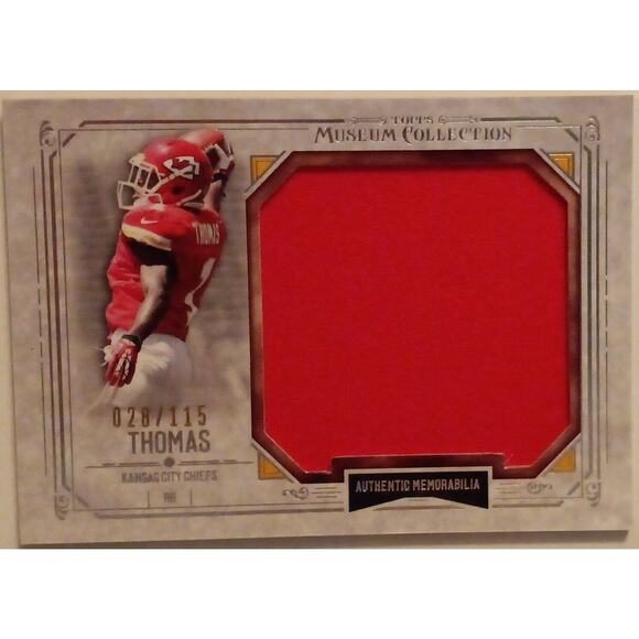 2014 Topps Museum De'Anthony Thomas Jumbo Relic 28/115 - Picture 1 of 5